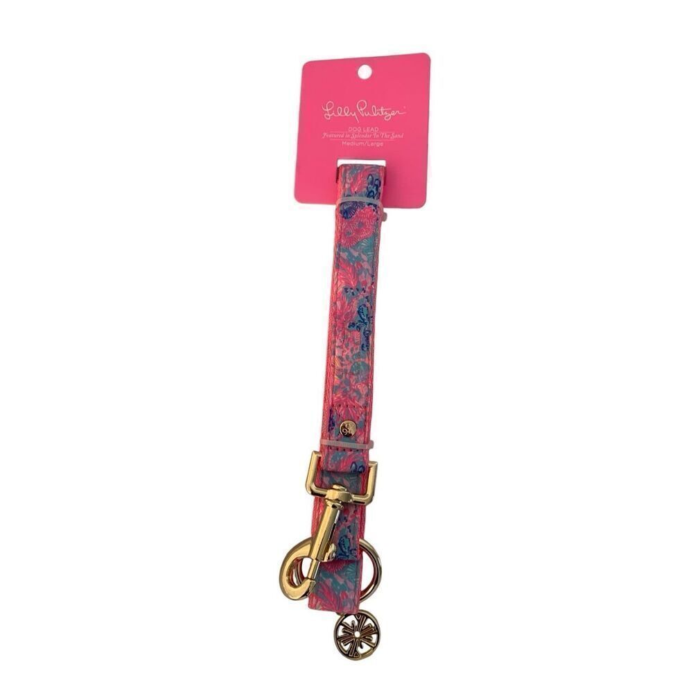 Lilly Pulitzer Splendor in the Sand Dog Leash Six Feet Long